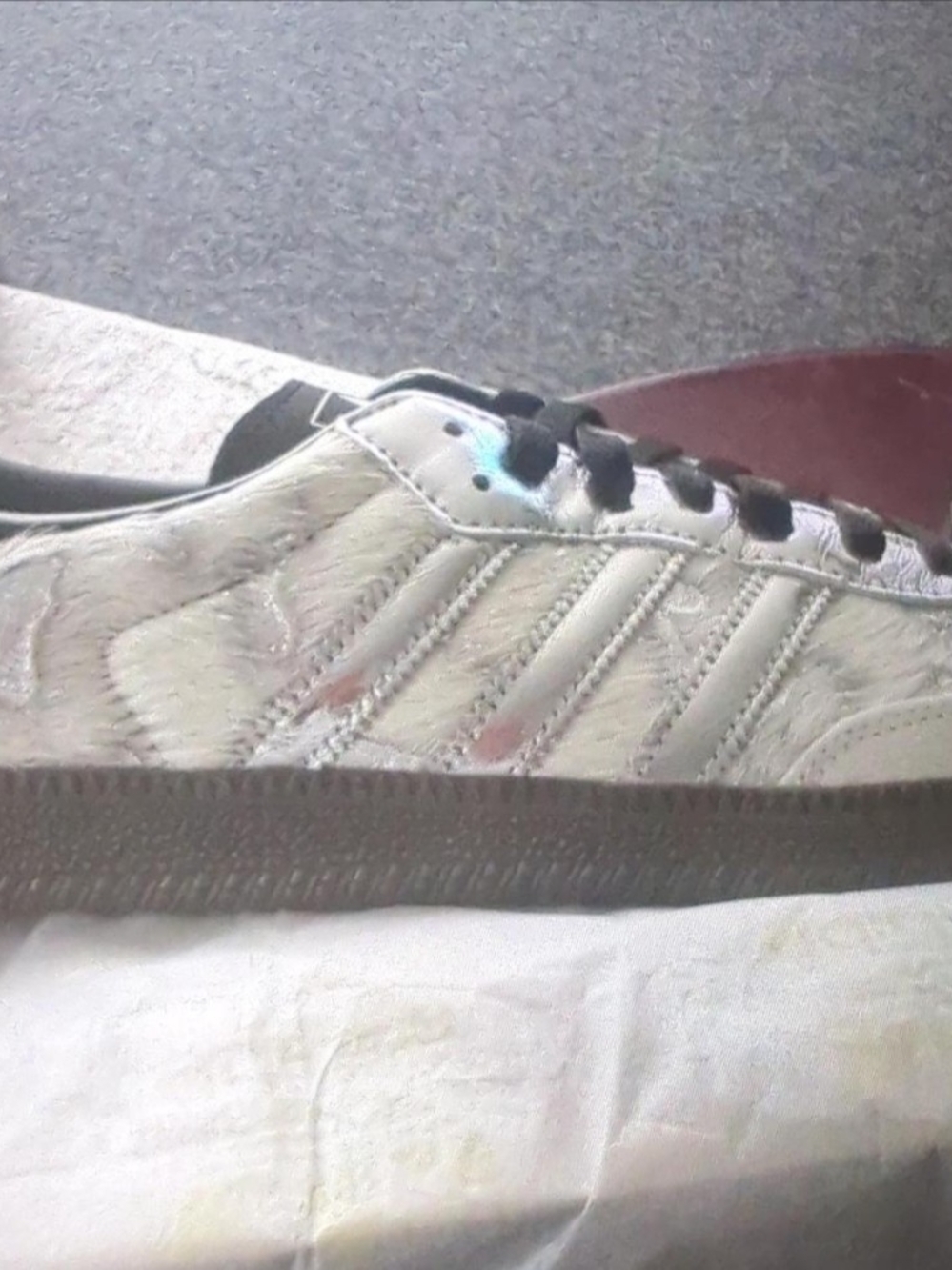 adidas Low-Top Sneakers in White with Black Accents